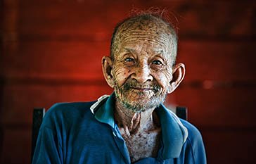 der Laos Opa Kopie